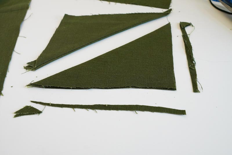 Sewing pattern for women's linen dress with spaghetti straps and exposed back LINEN - back pieces