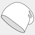 Pattern - Beanie hat in children's / women's / men's sizes (age 0–99)