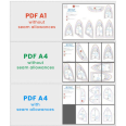 Pattern – Newsboy hat GO OUT (9 sizes – kid's, women's & men's)