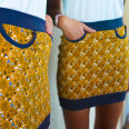 Pattern - Women's knit skirt PLAYFUL (with pockets, sizes 32–60)