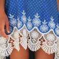 Pattern - Women's high low skirt LACE (sizes 32–46)