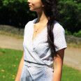Pattern - Women's wrap blouse DOTS (sizes 32–46)
