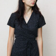 Pattern - Women's wrap blouse DOTS (sizes 32–46)