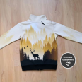 Pattern - Children’s zipper sweatshirt FOREST (sizes 80–164)