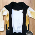Pattern - Children’s zipper sweatshirt FOREST (sizes 80–164)