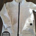 Pattern - Children’s zipper sweatshirt FOREST (sizes 80–164)