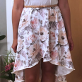 Pattern - Women's high low skirt LACE (sizes 32–46)