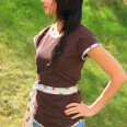 Pattern - Women's T-shirt EASY with short kimono sleeves (sizes 32–62)