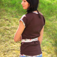 Pattern - Women's T-shirt EASY with short kimono sleeves (sizes 32–62)
