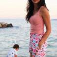 Pattern - Women's short shorts / Bermuda shorts HAWAII (2in1, sizes 32–46)