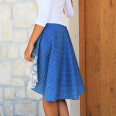 Pattern - Women's high low skirt LACE (sizes 32–46)