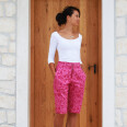 Pattern - Women's short shorts / Bermuda shorts HAWAII (2in1, sizes 32–46)