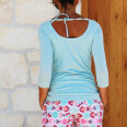 Pattern - Women's short shorts / Bermuda shorts HAWAII (2in1, sizes 32–46)