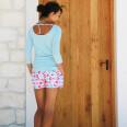 Pattern - Women's short shorts / Bermuda shorts HAWAII (2in1, sizes 32–46)