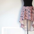 Pattern - Women's high low skirt LACE (sizes 32–46)