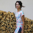 Pattern - Women's T-shirt EASY with short kimono sleeves (sizes 32–62)