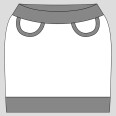 Pattern - Women's knit skirt PLAYFUL (with pockets, sizes 32–60)