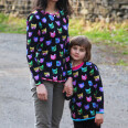 Pattern - Women's sweatshirt WILD CAT (sizes 32–46)