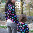 Pattern - Women's sweatshirt WILD CAT (sizes 32–46)