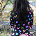 Pattern - Women's sweatshirt WILD CAT (sizes 32–46)