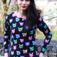 Pattern - Women's sweatshirt WILD CAT (sizes 32–46)
