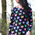 Pattern - Women's sweatshirt WILD CAT (sizes 32–46)