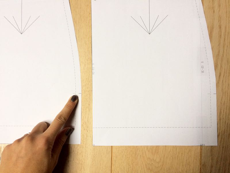 How to assemble the paper pattern from A4 pages in 6 steps