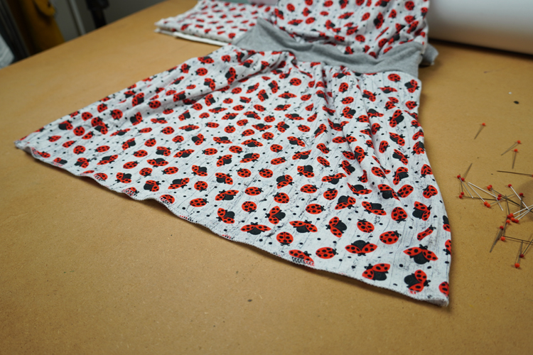 Pattern for children’s dress LADYBUG with long sleeves, pockets and ...