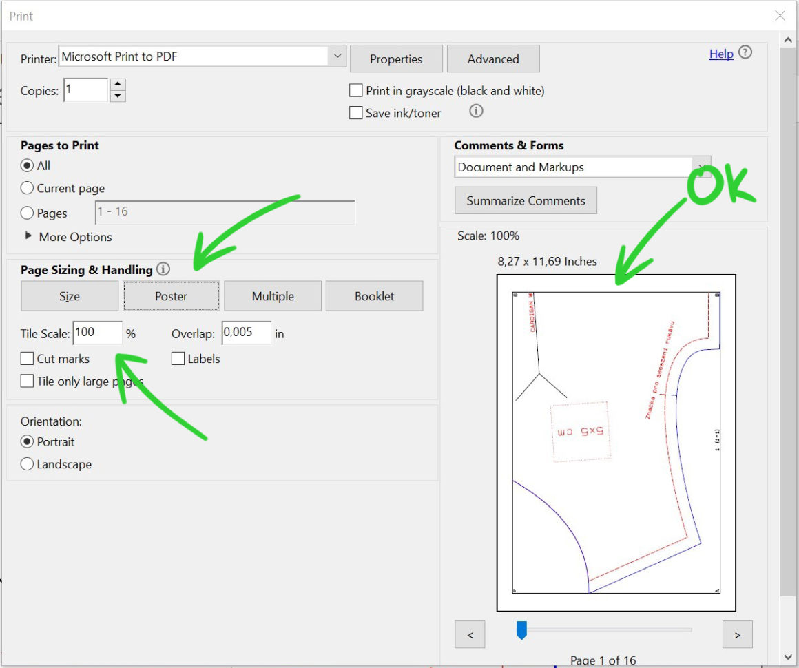 How to download, open, print & assemble your pattern 